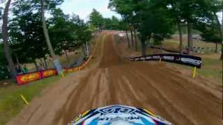 preview picture of video 'GoPro HD: Jessy Nelson Full Moto 2 - 2012 Lucas Oil Pro Motocross Championship Southwick'