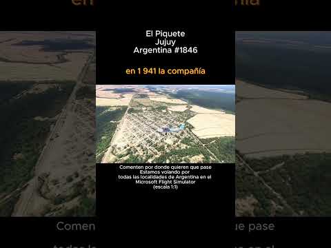 El Piquete, Jujuy desde el Microsoft Flight Simulator #elpiquete #jujuy #argentina #msfs2024