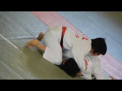 高校総体女子柔道、寝技→関節技1本