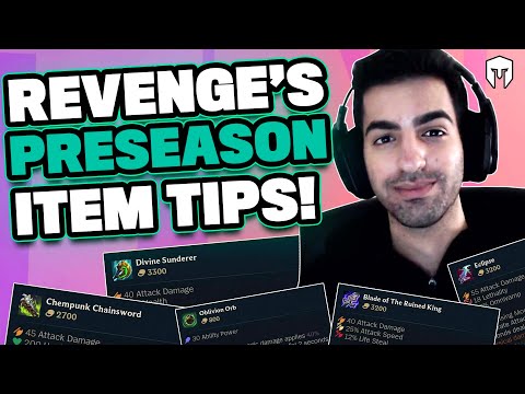 Revenge's Preseason Item Rundown | No.1 Toplaner in NA | Jayce Tips and More!