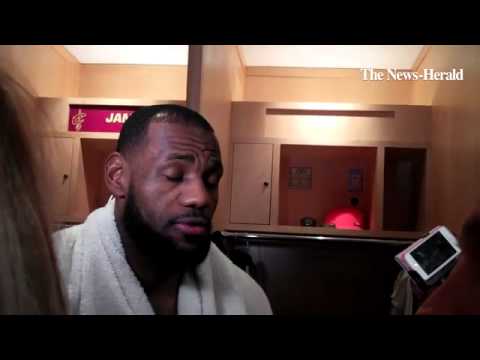 Cavs forward LeBron James was impressed with Dion Waiters' big night in the win over Memphis.