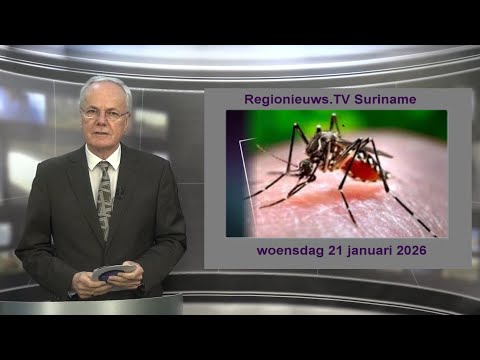 Regionieuws TV Suriname 21 januari  2026 ►uitbraak Chikungunya ► Surinamers eisen hun recht van 1975