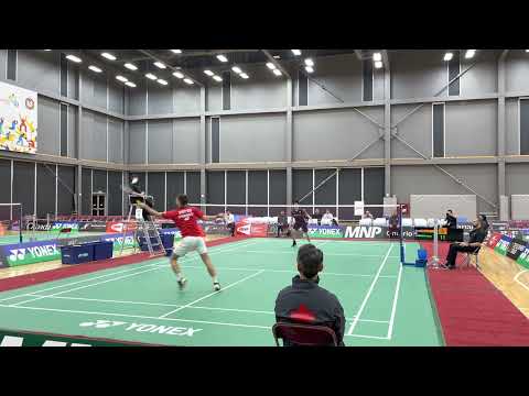 2022 YONEX Canadian International Challenge | Brian Yang (CAN) vs. Christo Popov (FRA) | SF | Game 1
