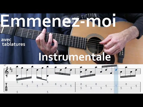 Charles Aznavour (Emmenez-moi | Play-Along Tab | Fingerstyle)