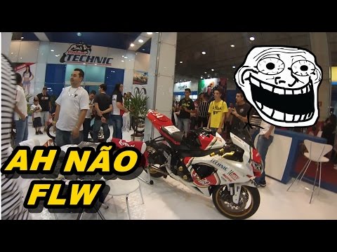 TROVÃO CB1000R AMARELA - RUDNY e IBRAH COM SRAD NO SALÃO 2 RODAS