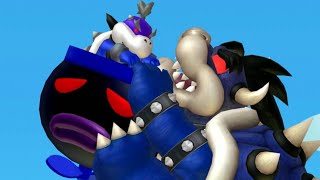 New Super Mario Bros U - Dark Bowser Boss Battle