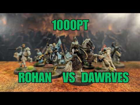Army of Edoras vs Khazad Dum 1000pt MESBG Battle Report