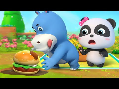 Capa de Não Coma Comida do Chão | Bons Hábitos | Historinhas e Músicas Infantis | BabyBus Português
