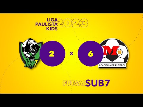 MX7 2 x 6 M10 - Liga Paulista Kids 2023 - sub 7