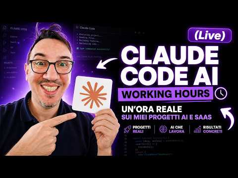 🚀 AI Working Hours - Un'Ora Reale sui Miei Progetti AI e SaaS