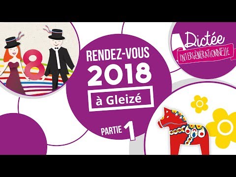 Les Rendez-vous 2018 (Partie 1/4)