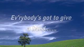 The Beegees - Give a hand take a hand lyric