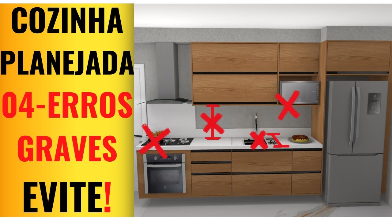 COZINHA PLANEJADA-4 ERROS GRAVES-EVITE!