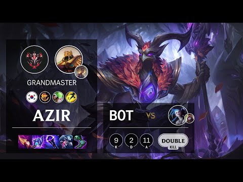 Azir Bot vs Jinx - KR Grandmaster Patch 11.7