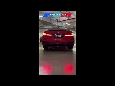 F90 M5 LCI stock exhaust OPF delete +  Burbles