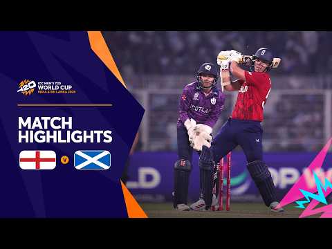England v Scotland | Match Highlights | Men's T20 World Cup 2026