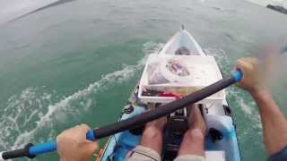 preview picture of video 'GoPro Kiwi Kayak Fishing Down-under'