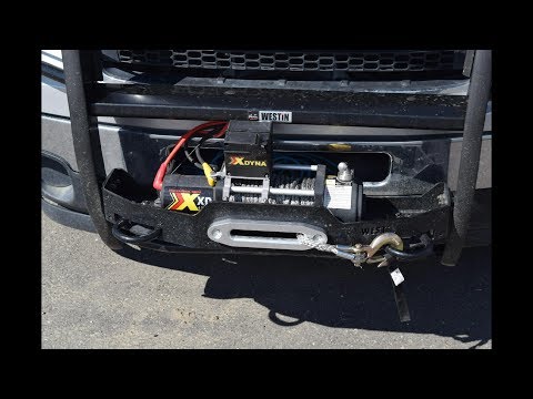 How to Install Westin Tow Hooks on Westin Sportsman Brush Guard with Winch Tray