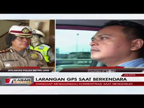 Penjelasan Polisi Soal Pelarangan GPS saat Berkendara