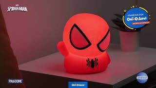 Video de Spiderman Lámpara Silicona Recargable