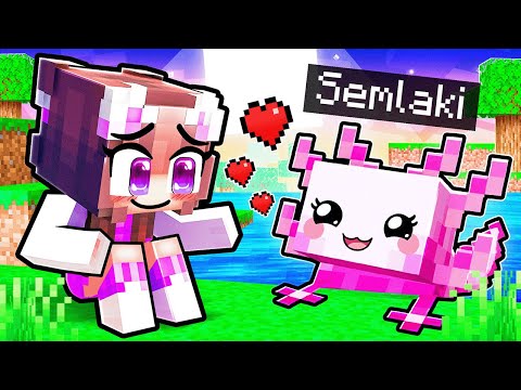 Ich SPIELE Als BABY AXOLOTL in Minecraft!