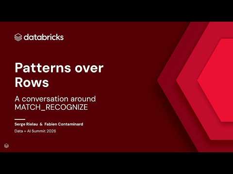 Watch: Advanced SQL Patterns for Production Analytics