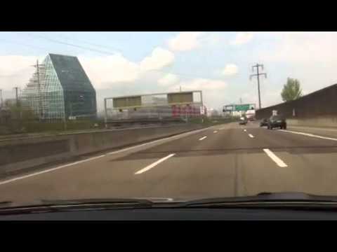 on the road to Basel Switzerland