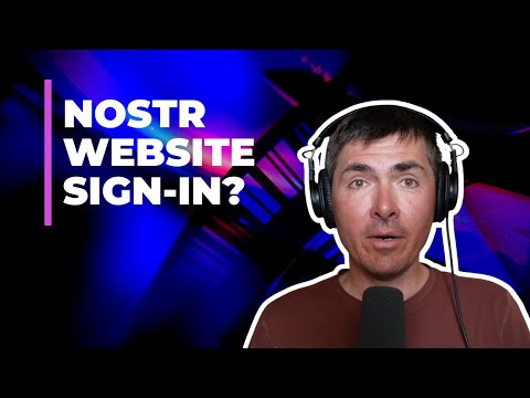 How do you sign in to a Nostr website? video thumbnail