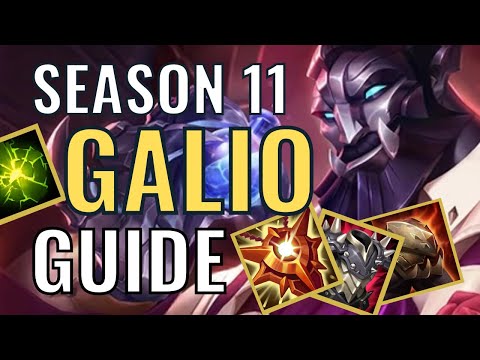 How I Started with an 80% Win Rate playing Galio in Season 11 | Galio Support Guide