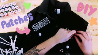 Roller skate patches DIY (+ where to find cool rollerskate patches!)