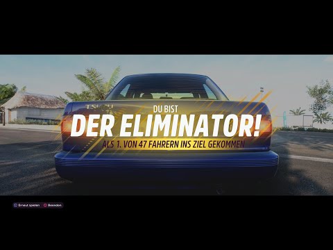 Forza Horizon 5 Thirty-Fifth win with Level 1 Car in Forza Eliminator on PS5