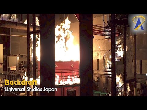 Backdraft Special Effects Fire Show Universal Studios Japan