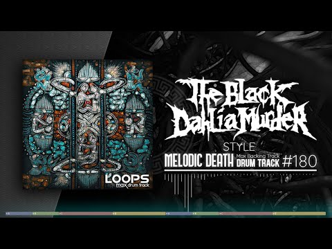 Melodic Death Metal Drum Track / The Black Dahlia Murder Style / 115 bpm
