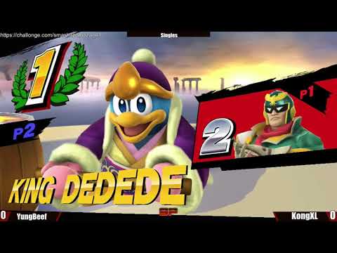 SmashaPalooza 41: Winners - KongXL (King Dedede) vs CB| YungBeef (Captain Falcon)