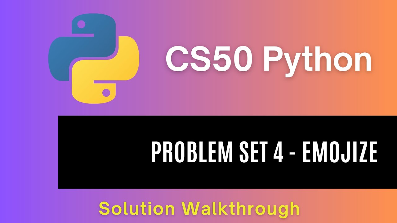CS50 Python 2025 – Problem Set 4: Emojize | Full Solution