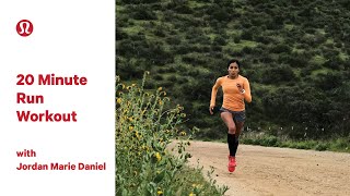 20-Minute Run Interval Training with Jordan Marie Daniel | lululemon