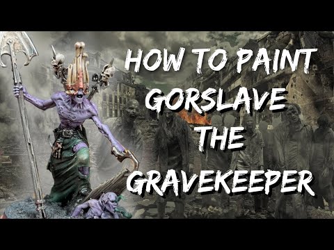 How to paint . Cursed city. Gorslav the Gravekeeper