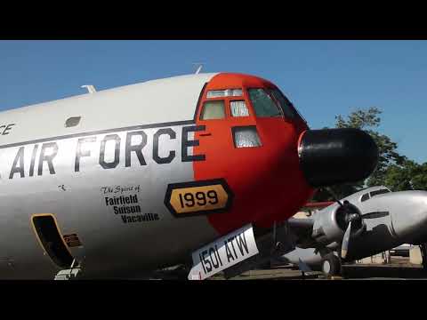 A walk through of the C-133 at Travis AFB Aviation Museum