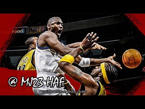 Michael Jordan Highlights vs Pacers (2003.01.04) - 41pts, "Out clutching" Miller!