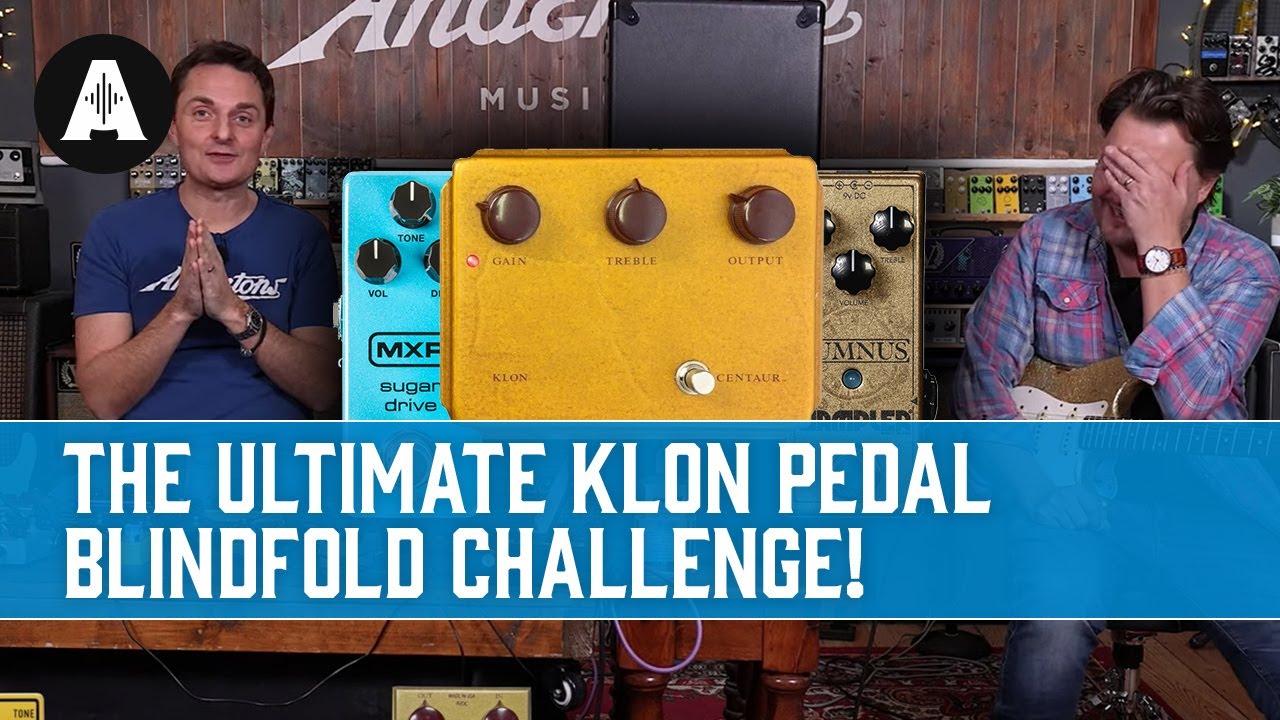 The Ultimate Klon Pedal Blindfold Challenge - 10 Pedals - Â£39 - Â£5000 Shootout! - YouTube