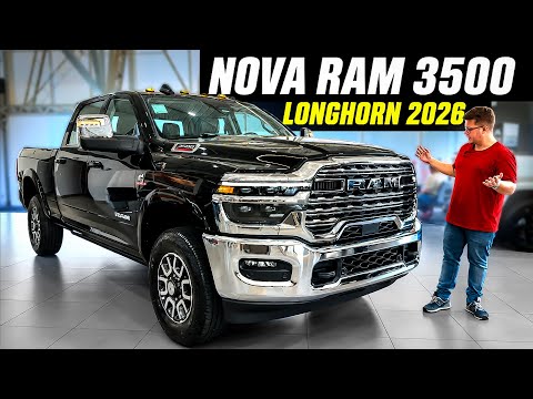 NOVA RAM 3500 LIMITED LONGHORN 2026 CHEGOU!