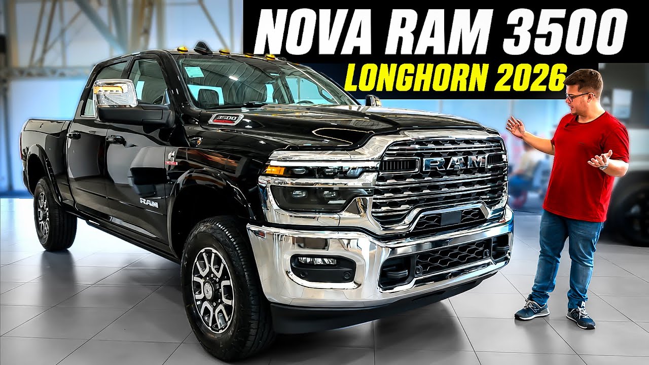 NOVA RAM 3500 LIMITED LONGHORN 2026 CHEGOU!