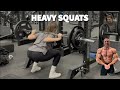 Heavy Squat Day with Kami Lobliner - 395lbs MAX SET!