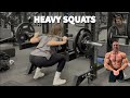 Heavy Squat Day with Kami Lobliner - 395lbs MAX SET!