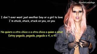 Lady Gaga - Stuck On Fuckin&#39; You (Lyrics - Subtitulado en Español) HD