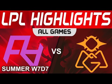RA vs OMG Highlights ALL GAMES LPL Summer Season 2023 W7D7 Rare Atom vs Oh My God by Onivia