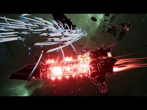 Skalgrim Mod - Sanguis-class Battleships - Blood Angels vs Chaos - Battlefleet Gothic Armada 2