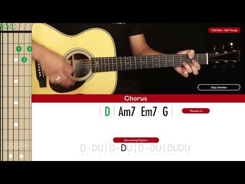 Old Man Guitar Cover Neil Young 🎸|Tabs + Chords|