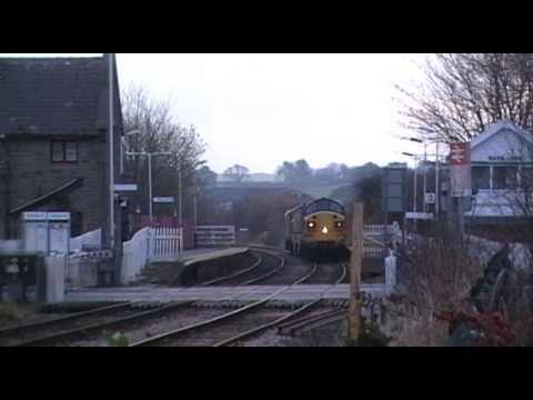 DRS 37087/37682  6C51 Sellafield - Heysham and 6C52 return flasks 18/11/10