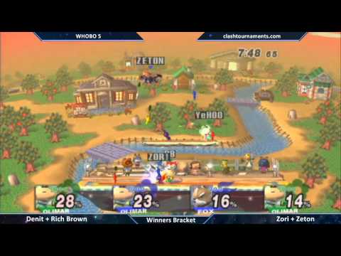 WHOBO 5 -  Denti + Rich Brown vs Zori + Zeton - SSBB